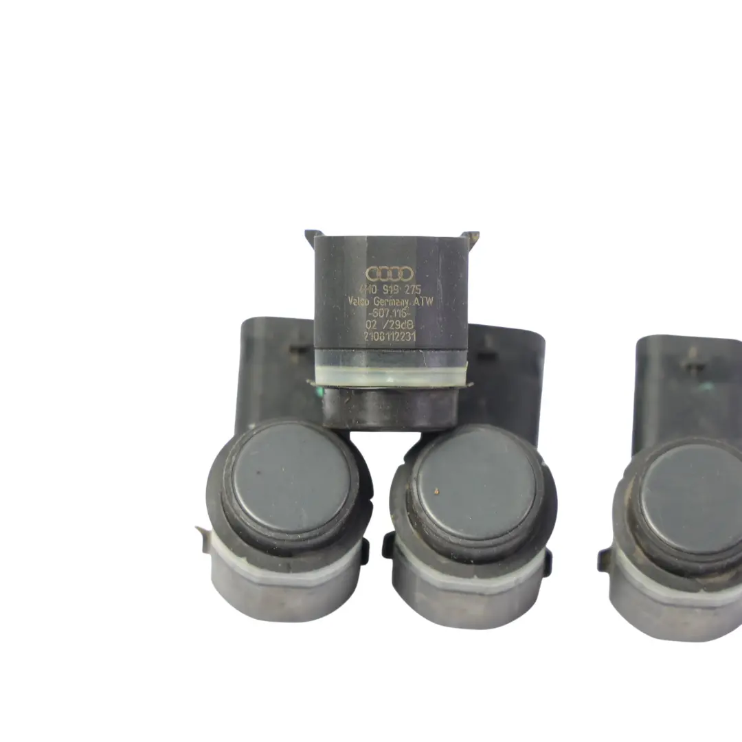 Skoda Octavia Mk2 PDC Parking Sensor Set x4 Anthracite Grey - F8J - SKU 4H0919275-SDA1 - Part number 4H0919275