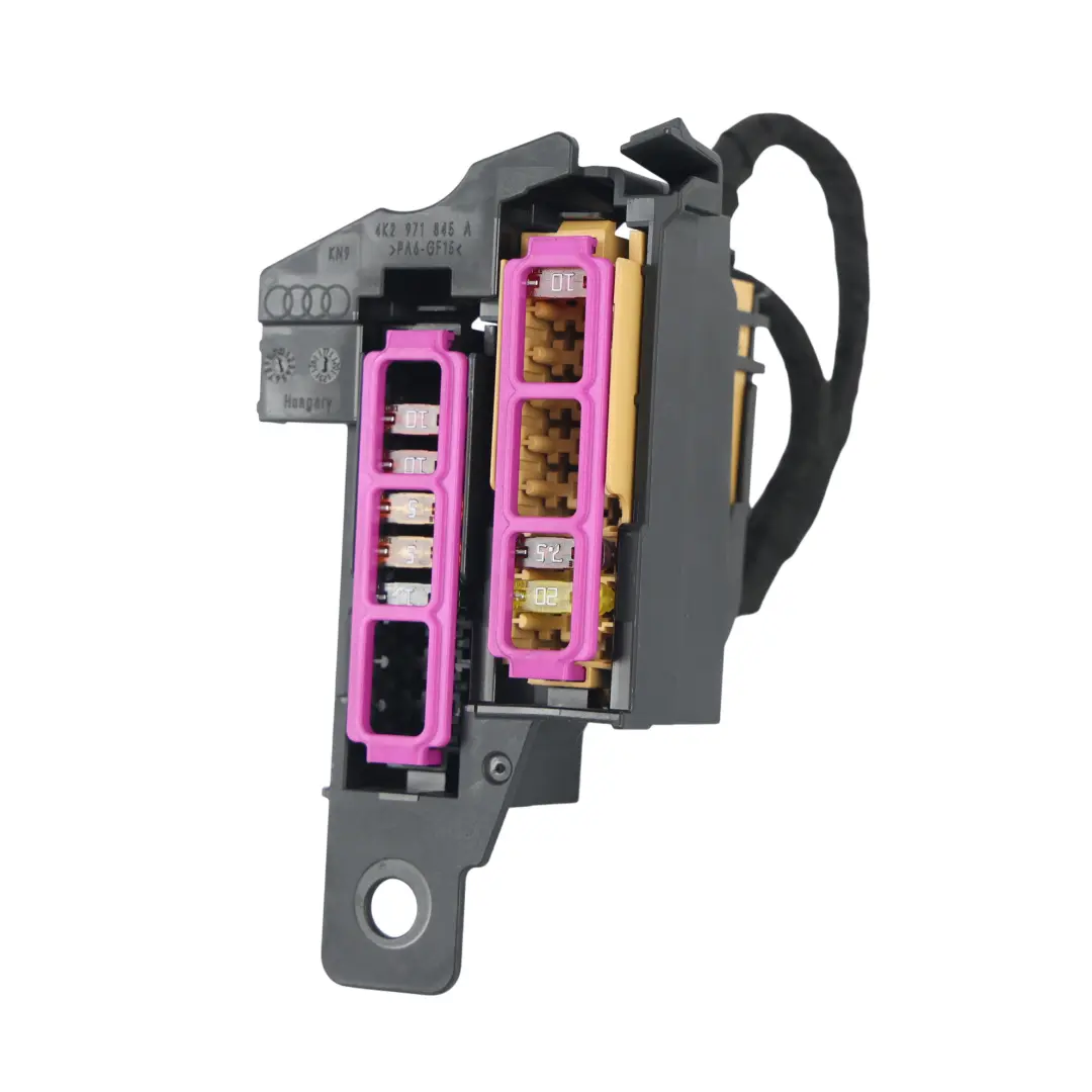 Support Fuse Holder Dash Panel Left N/S to Audi A6 C8 with Part number 4K2971845A Audi A6 C8 Support Fuse Holder Dash Panel Left N/S - SKU RHD-4K2971845A - Part number 4K2971845A