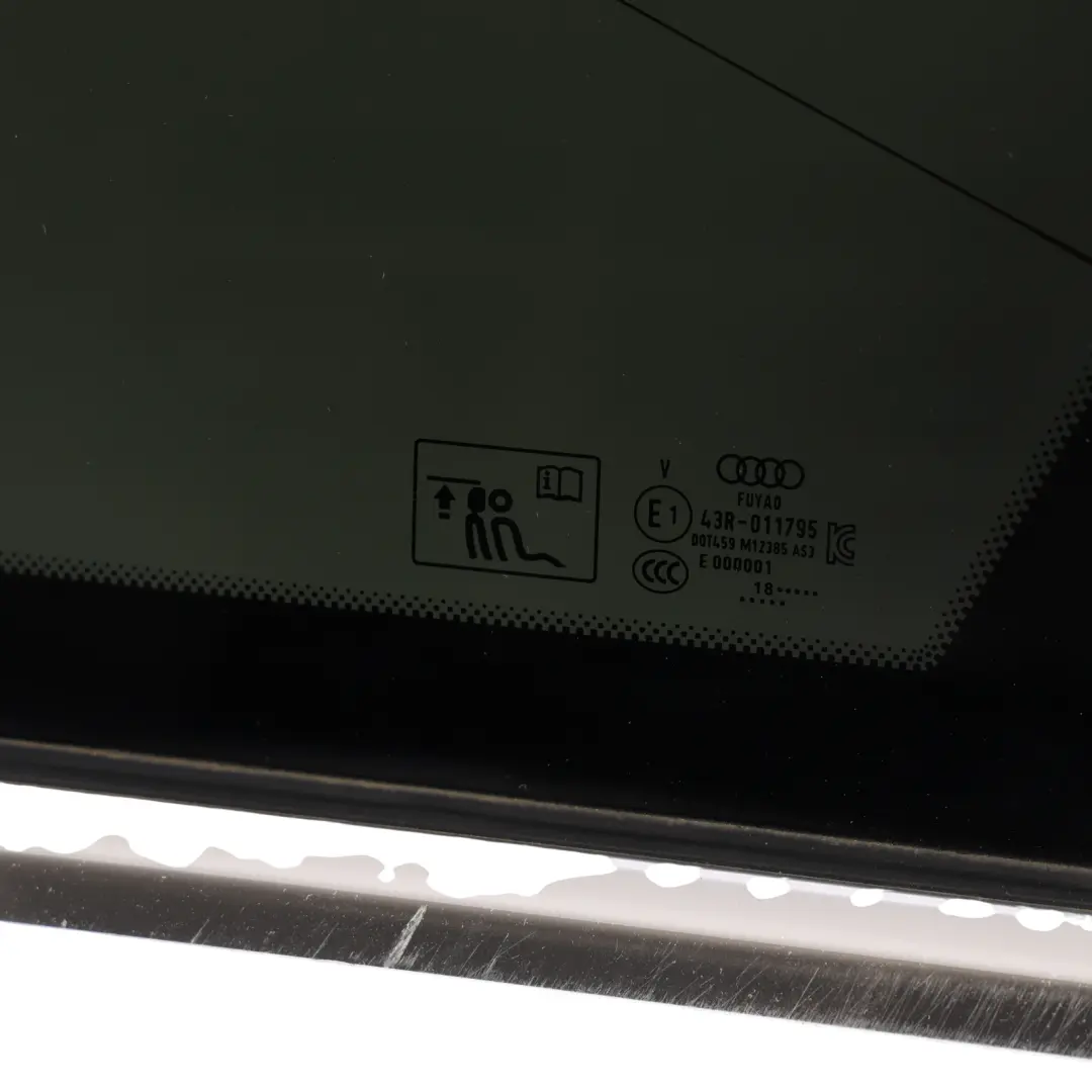 Audi A6 C8 Avant Side Quarter Window Rear Right O/S AS3 Tinted - SKU 4K9845298A - Part number 4K9845298A