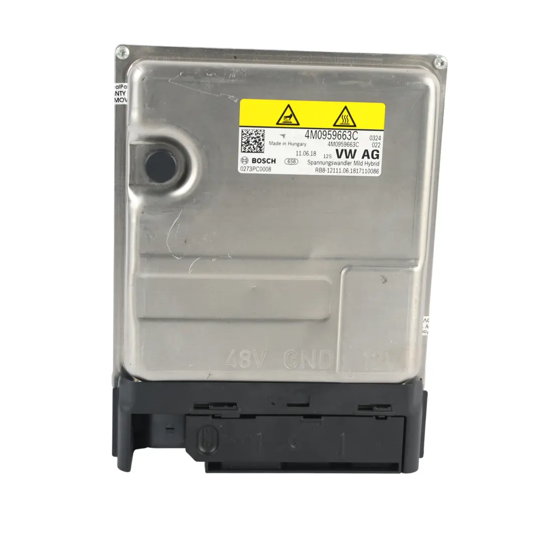 4M Voltage Converter Control Unit Module to Audi A6 C8 A8 D5 Q7 with Part number 4M0959663C Audi A6 C8 A8 D5 Q7 4M Voltage Converter Control Unit Module - SKU 4M0959663C - Part number 4M0959663C