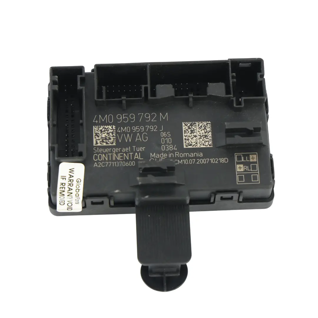 Audi S5 F5 Door Control Module Unit Front Passenger Side - SKU 4M0959792M - Part number 4M0959792M