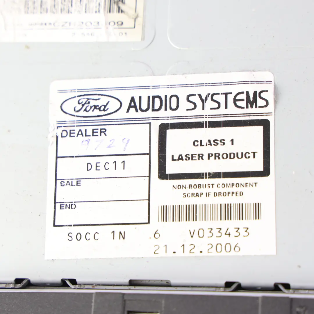 St-2 Mk2 Lecteur CD MP3 Sony Radio Unité pour Ford Focus à propos du numéro de pièce 4M5T-18C815-BK Ford Focus St-2 Mk2 Lecteur CD MP3 Sony Radio Unité - SKU 4M5T-18C815-BK - Numéro de pièce 4M5T-18C815-BK