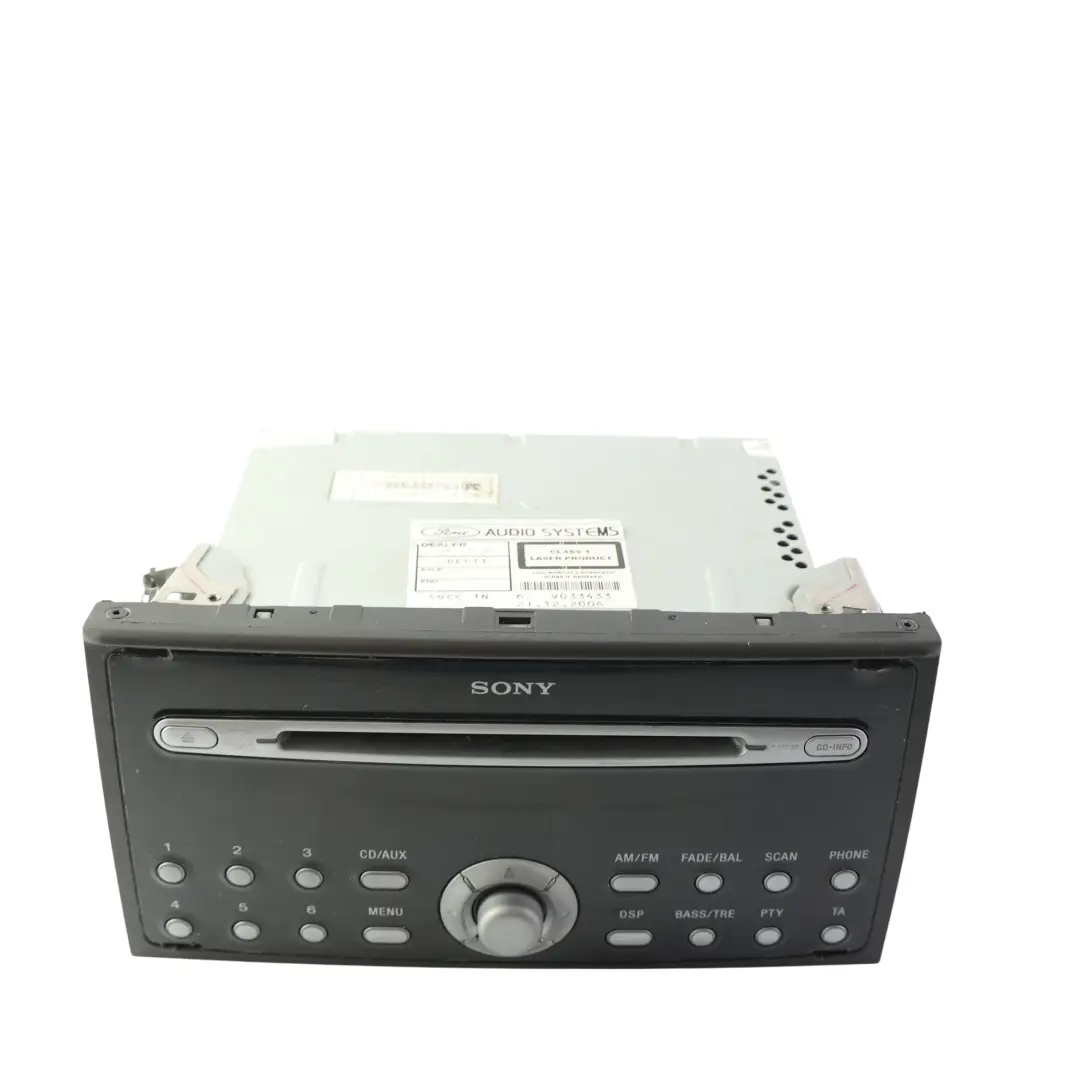 Ford Focus St-2 Mk2 Lecteur CD MP3 Sony Radio Unité - SKU 4M5T-18C815-BK - Numéro de pièce 4M5T-18C815-BK