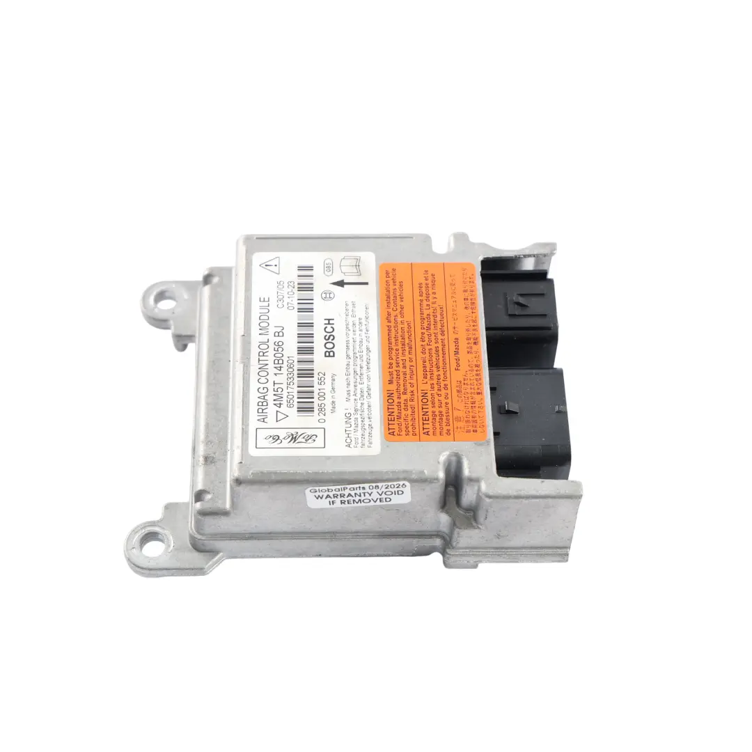 MK2 Module Contrôle Air Unité SRS ECU Bosch pour Ford Focus à propos du numéro de pièce 4M5T14B056BJ Ford Focus MK2 Module Contrôle Air Unité SRS ECU Bosch - SKU 4M5T14B056BJ - Numéro de pièce 4M5T14B056BJ