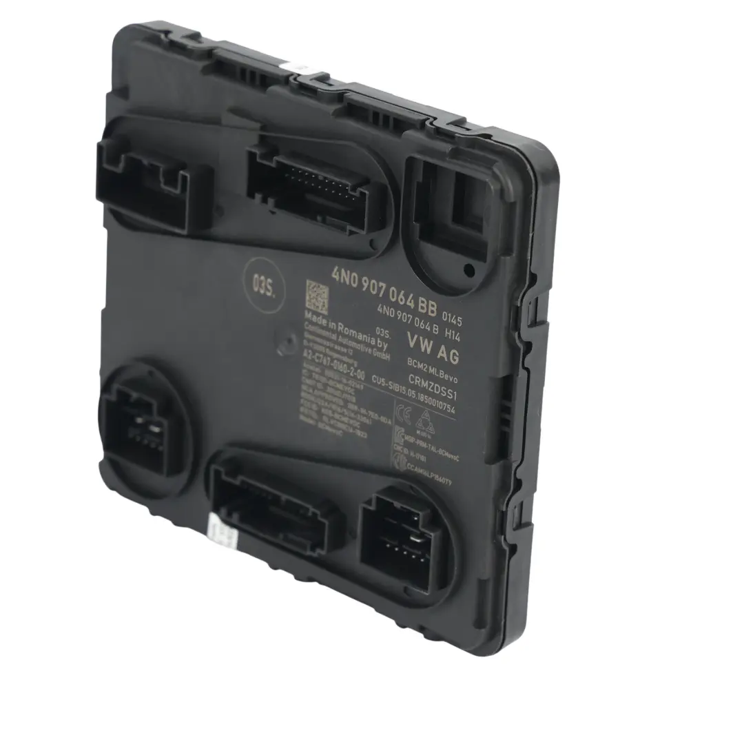 Audi A6 C8 Comfort Convenience Control Module Body Control Unit ECU - SKU 4N0907064BB - Part number 4N0907064BB