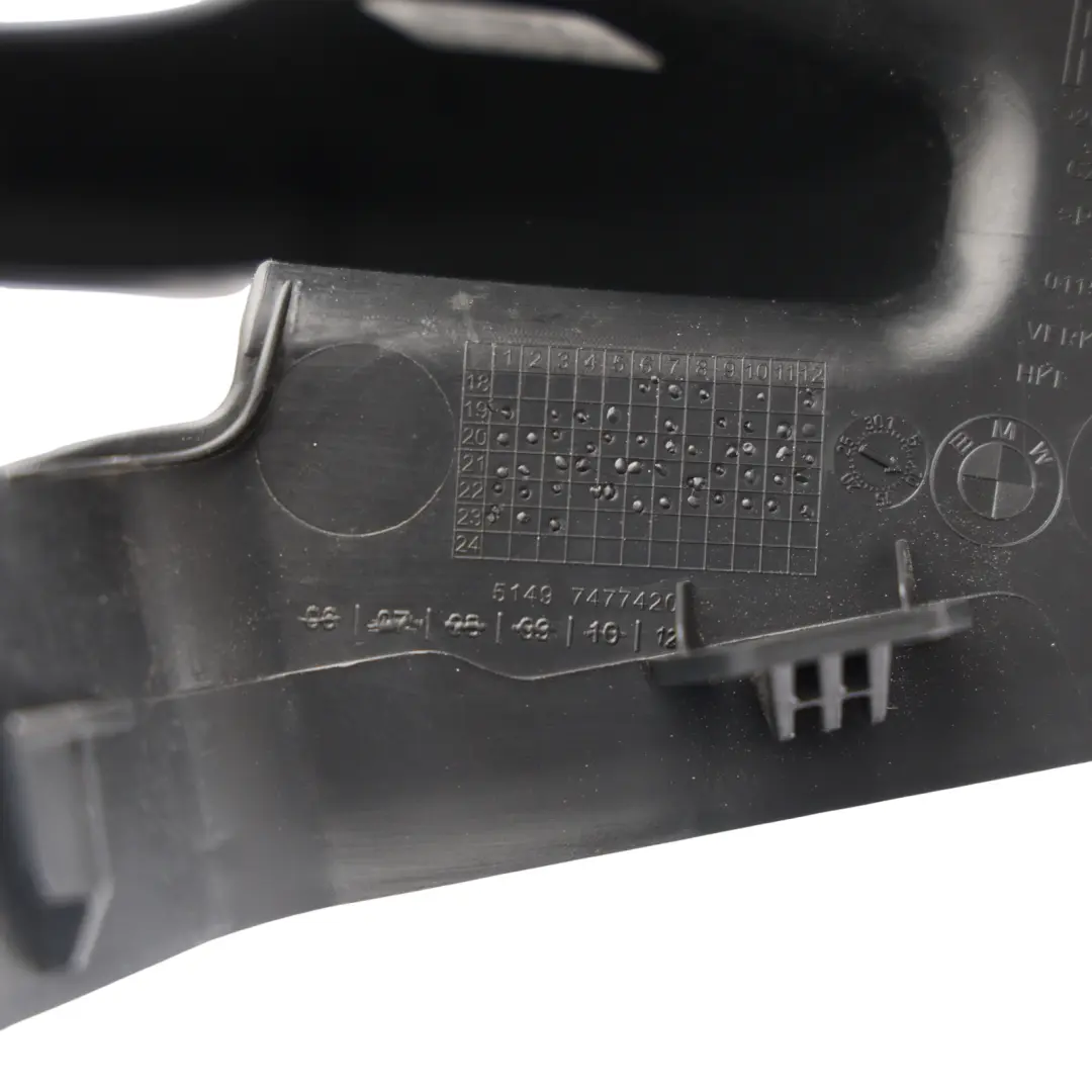BMW F44 Gran Coupe Boot Trunk Lid Hinge Covering Strip Right O/S - SKU 7477420 - Part number 7477420