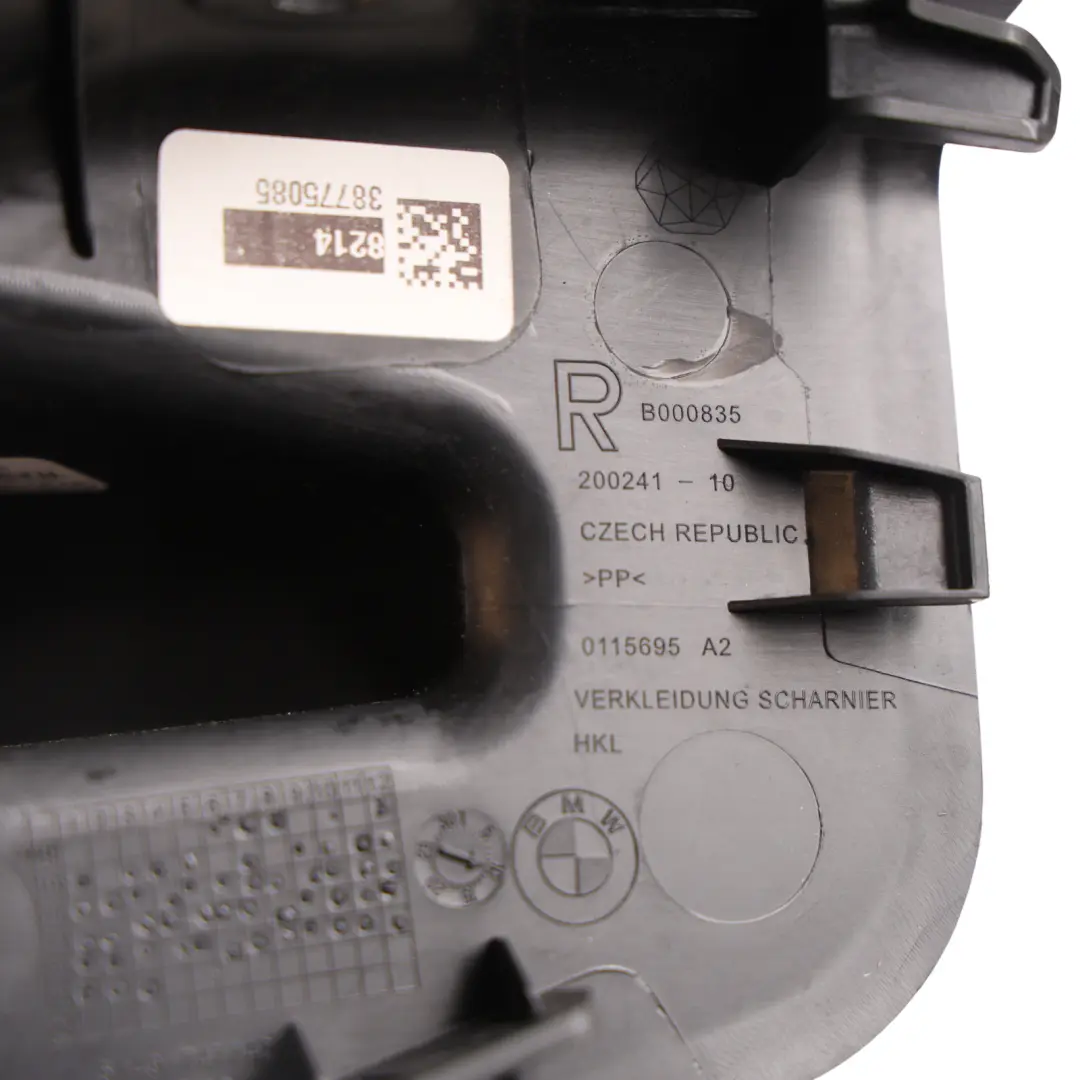 BMW F44 Gran Coupe Boot Trunk Lid Hinge Covering Strip Right O/S - SKU 7477420 - Part number 7477420