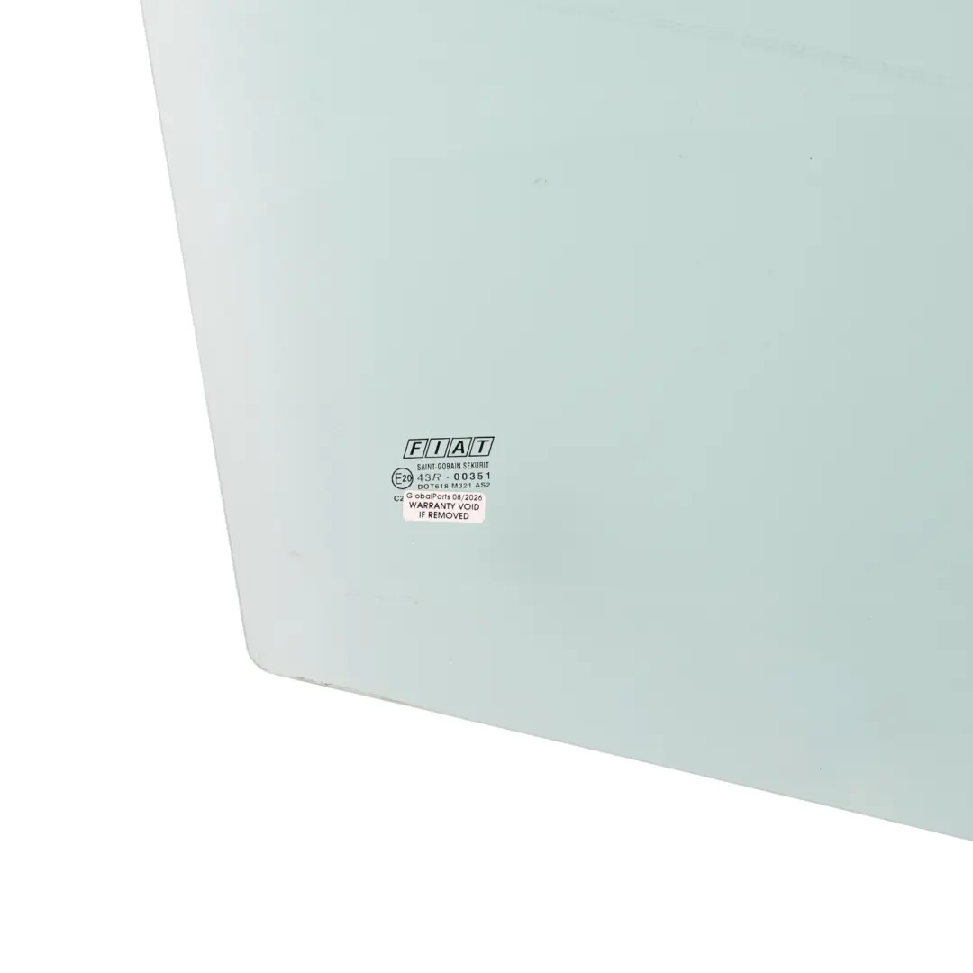 Fiat Panda Mk2 Front Door Window Glass Right O/S AS2 - SKU 51770093 - Part number 51770093