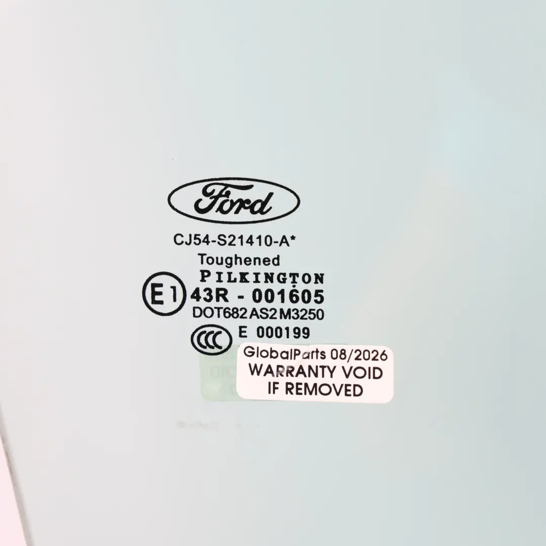 Ford Kuga Mk2 Front Door Window Glass Glazing Right O/S Side AS2 CJ54-S21410-AC - SKU 5213277 - Part number 5213277