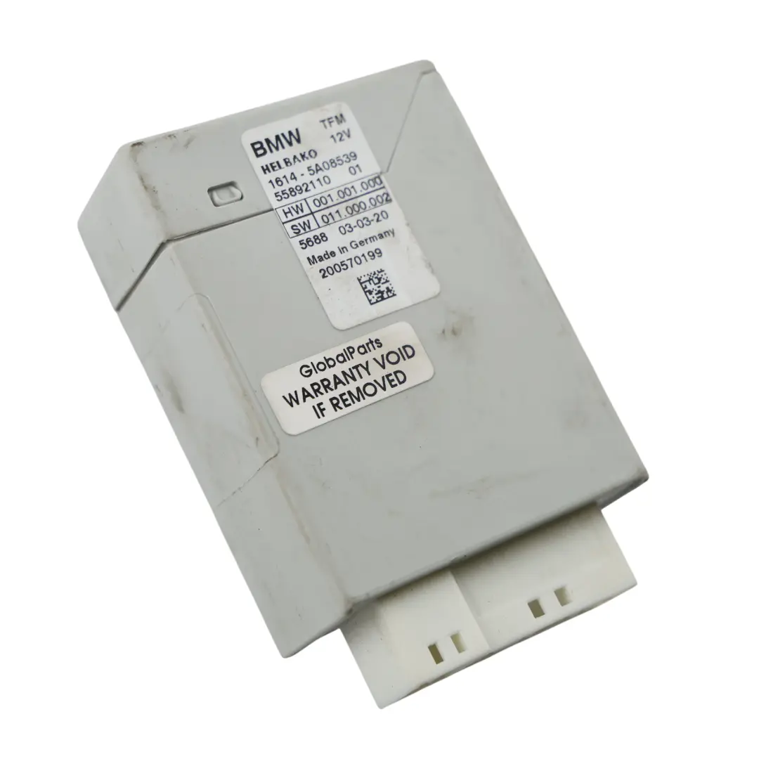 Pump Control Module ECU to BMW G20 G21 330e Hybrid Fuel with Part number 5A08539 BMW G20 G21 330e Hybrid Fuel Pump Control Module ECU - SKU 5A08539 - Part number 5A08539