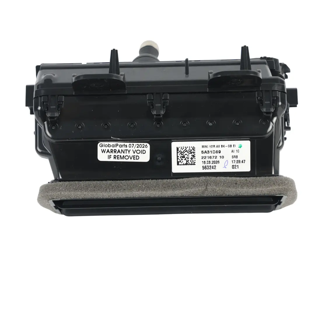 Mini F65 F66 Grille Aération Chauffage Tableau de Bord Gauche - SKU 5A31D89 - Numéro de pièce 5A31D89