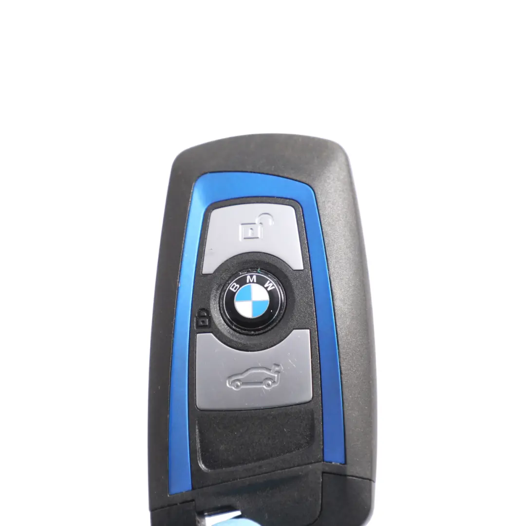 Ignition Key Fob Remote Control Blue Trim to BMW F20 F21 F30 F31 F32 with Part number 5A57FB6 BMW F20 F21 F30 F31 F32 Ignition Key Fob Remote Control Blue Trim - SKU 5A57FB6 - Part number 5A57FB6