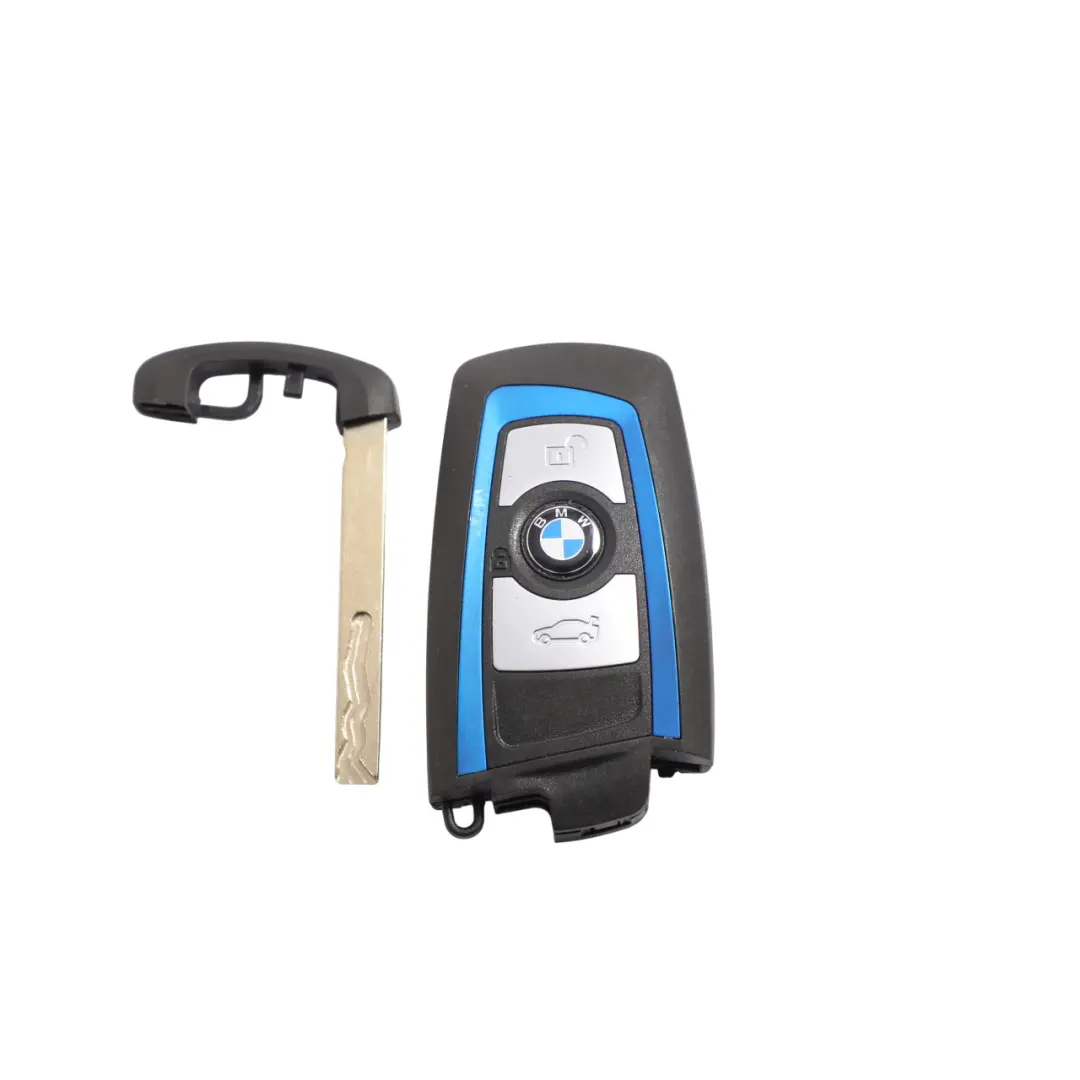 Ignition Key Fob Remote Control Blue Trim to BMW F20 F21 F30 F31 F32 with Part number 5A57FB6 BMW F20 F21 F30 F31 F32 Ignition Key Fob Remote Control Blue Trim - SKU 5A57FB6 - Part number 5A57FB6