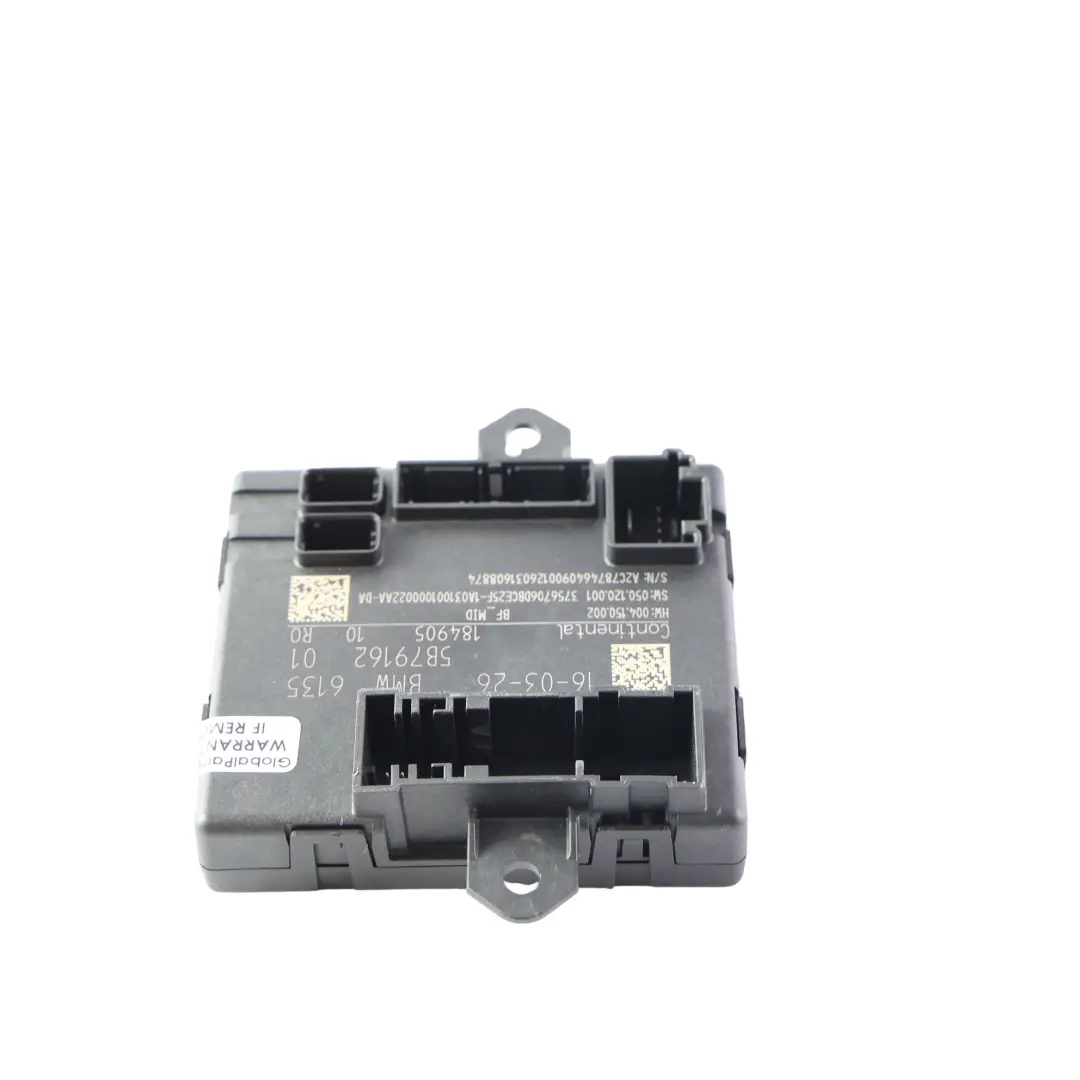 F66 Türsteuergerät Modul ECU Beifahrerseite für Mini mit Teilenummer 5B79162 Mini F66 Türsteuergerät Modul ECU Beifahrerseite - SKU 5B79162 - Teilenummer 5B79162