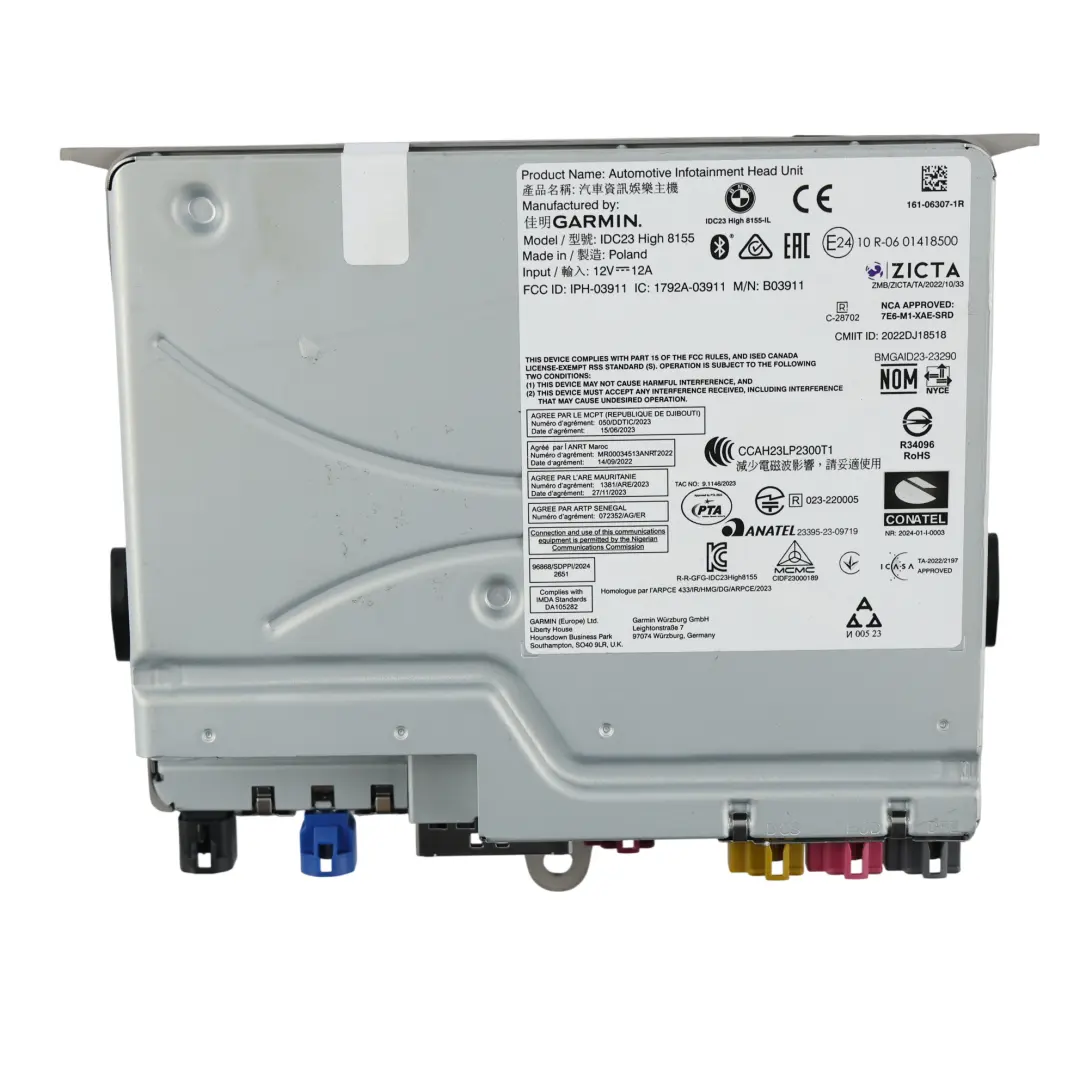 Mini F65 F66 F67 Unidad Principal Garmin Audio Navegación - SKU 5B9FD84 - Número de pieza 5B9FD84