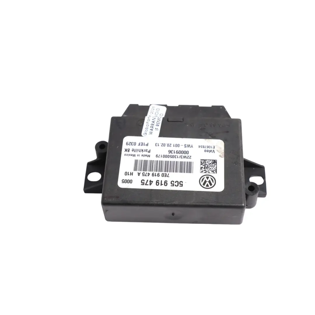 Mk3 Parking PDC Control Unit Module to Volkswagen Beetle with Part number 5C5919475 Volkswagen Beetle Mk3 Parking PDC Control Unit Module - SKU 5C5919475 - Part number 5C5919475