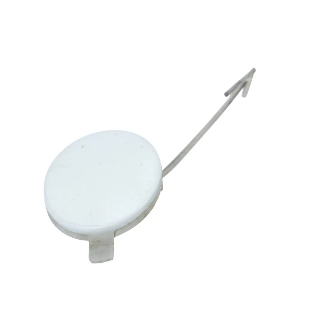 Mk3 Front Bumper Flap Towing Eye Hook Cover Moon White - S9R to Skoda Octavia with Part number 5E0807241A Skoda Octavia Mk3 Front Bumper Flap Towing Eye Hook Cover Moon White - S9R - SKU 5E0807241A-MOW - Part number 5E0807241A