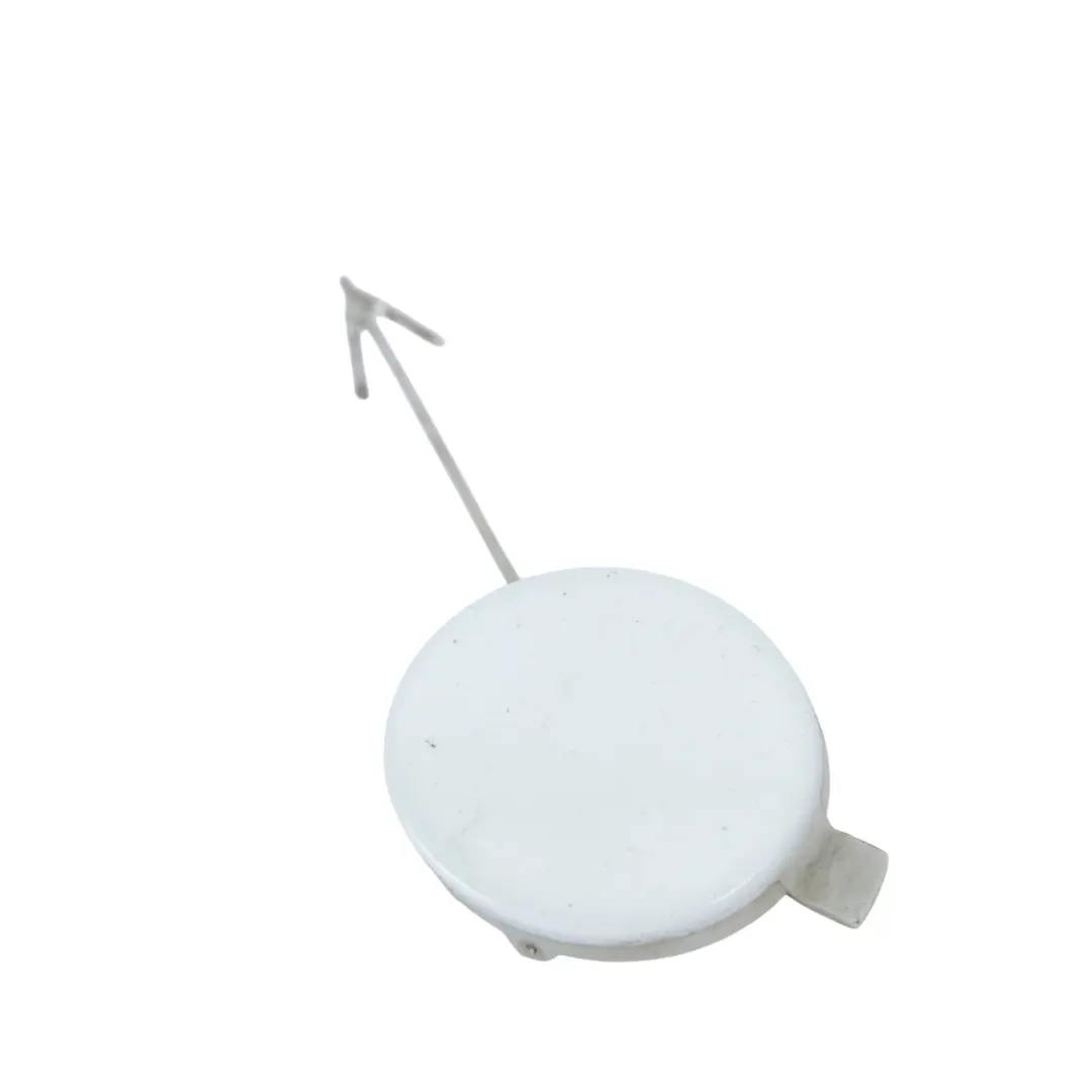 Skoda Octavia Mk3 Front Bumper Flap Towing Eye Hook Cover Moon White - S9R - SKU 5E0807241A-MOW - Part number 5E0807241A