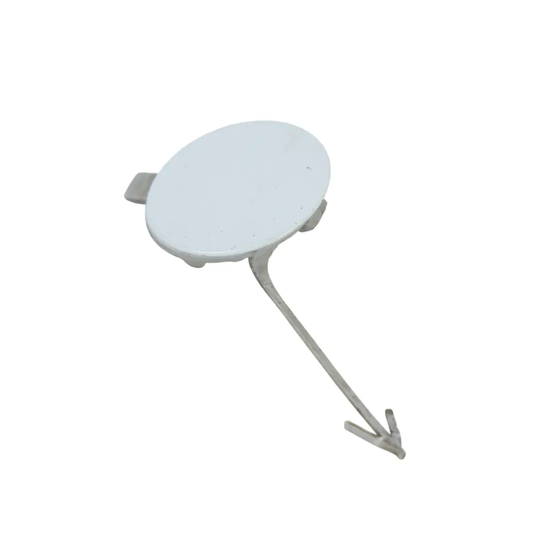 Skoda Octavia Mk3 Front Bumper Flap Towing Eye Hook Cover Moon White - S9R - SKU 5E0807241A-MOW - Part number 5E0807241A
