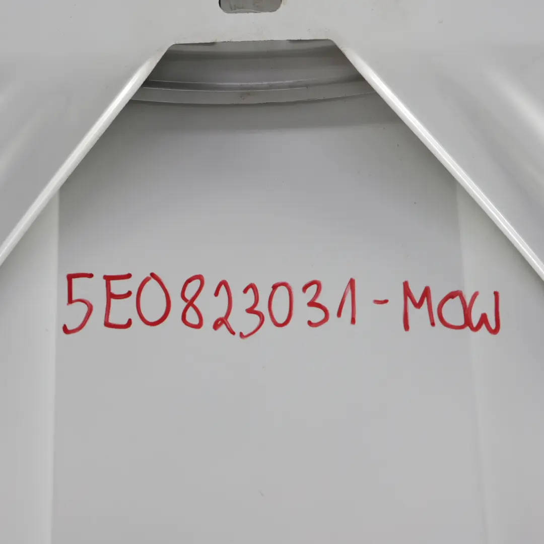 Skoda Octavia Mk3 5E Maska Pokrywa Silnika Biały Księżycowy Metalik S9R - SKU 5E0823031-MOW - Numer Części 5E0823031