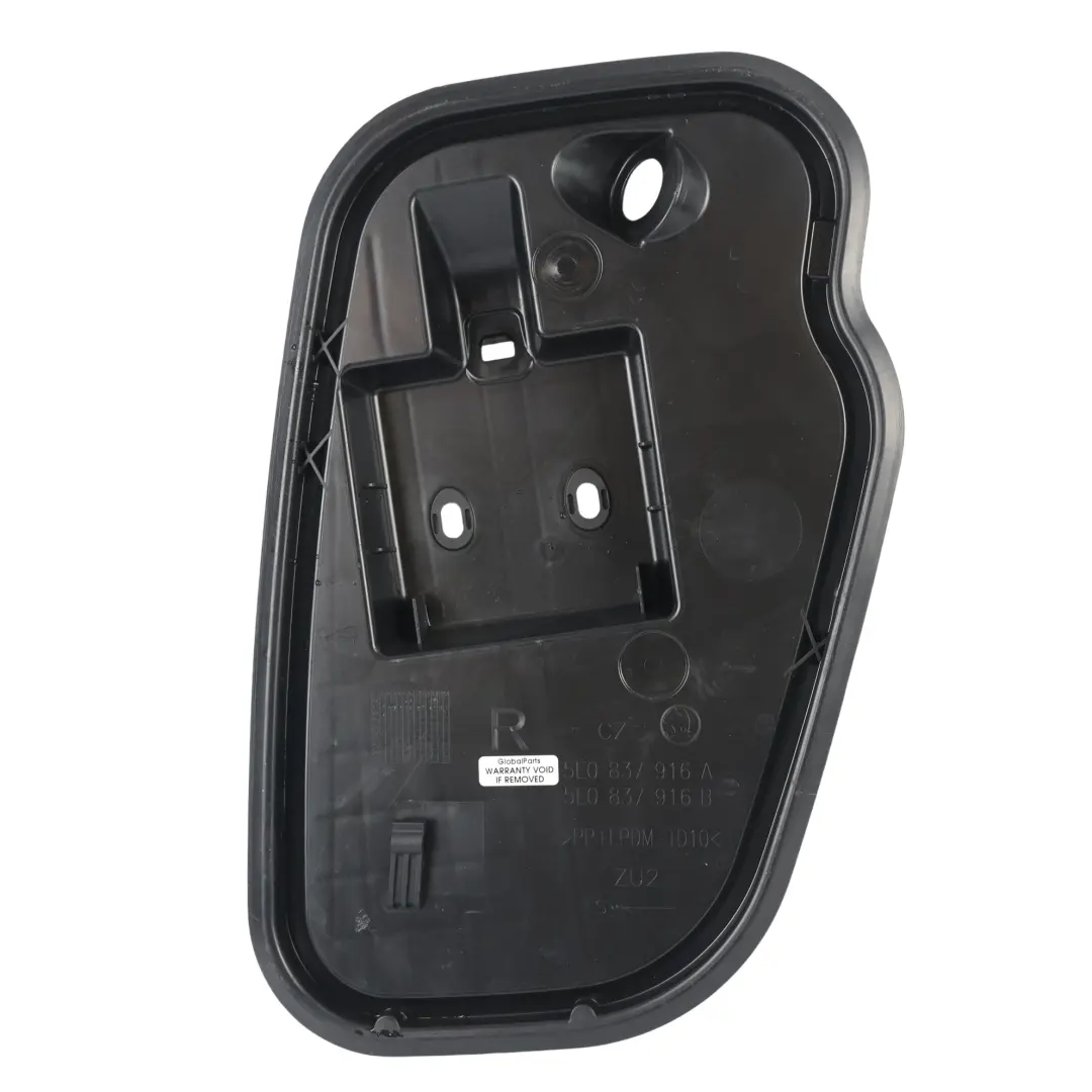 Skoda Octavia 5E MK3 Panneau Cache Verrouillage Porte Avant Droit - SKU 5E0837916A - Numéro de pièce 5E0837916A