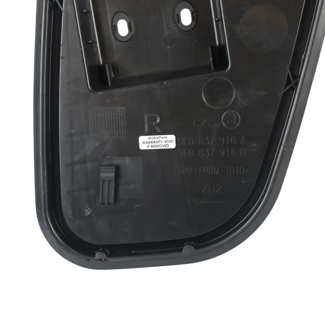 Skoda Octavia 5E MK3 Panel Cerradura Puerta Delantera Derecha - SKU 5E0837916A - Número de pieza 5E0837916A