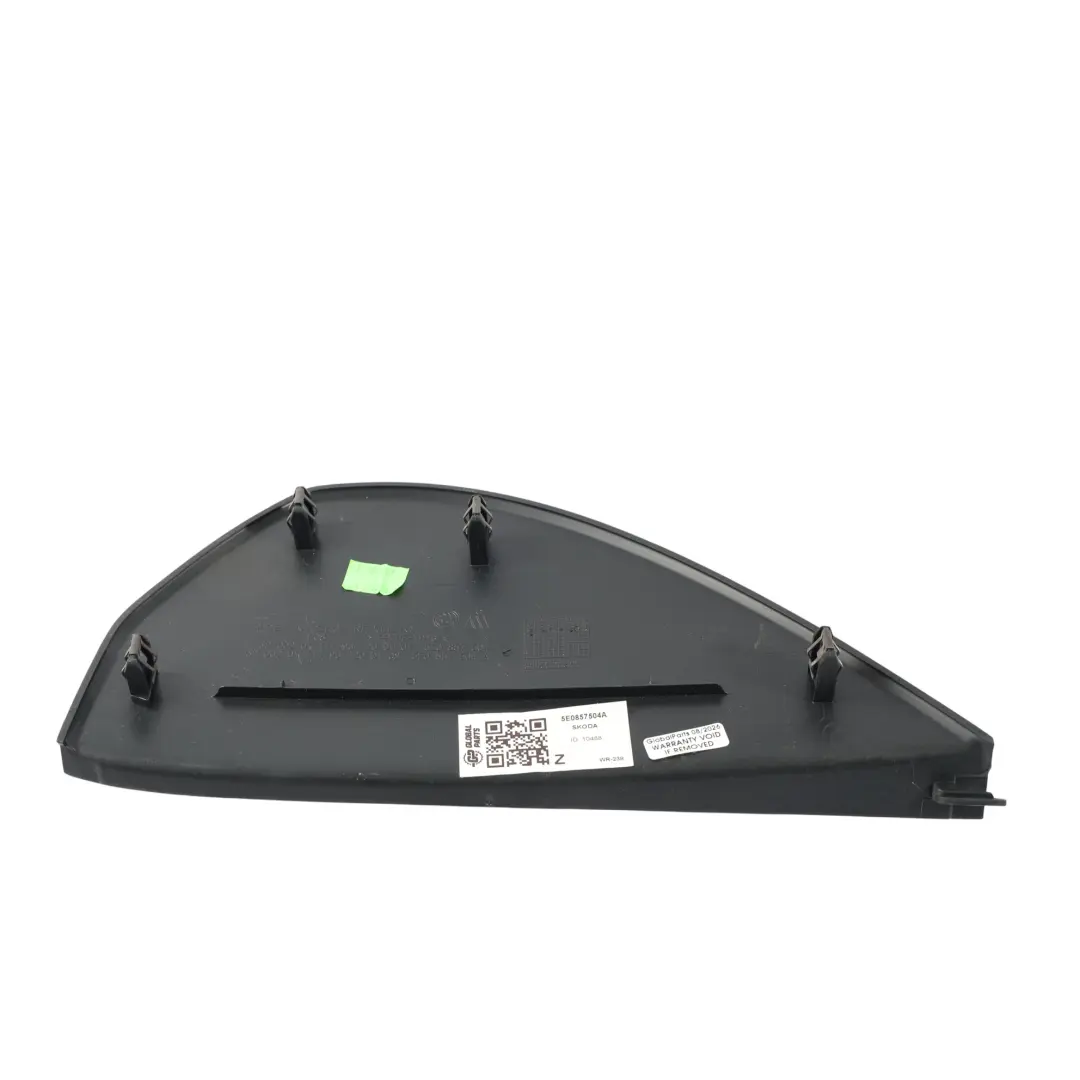 Skoda Octavia MK3 Copertura Cruscotto Anteriore Destra - SKU 5E0857504A - Numero di parte 5E0857504A