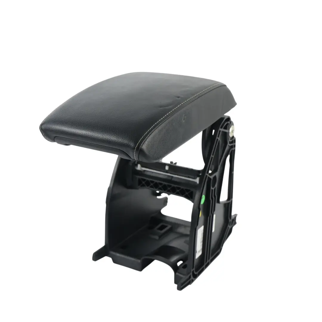 Skoda Octavia Mk3 Centre Console Armrest Black Leather Tellur Grey Stitching - SKU 5E0864207E-4 - Part number 5E0864207E