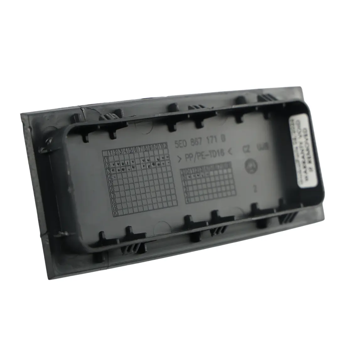 Skoda Octavia 5E Türgriff Blende Abdeckung Platte Vorne - SKU 5E0867171B - Teilenummer 5E0867171B