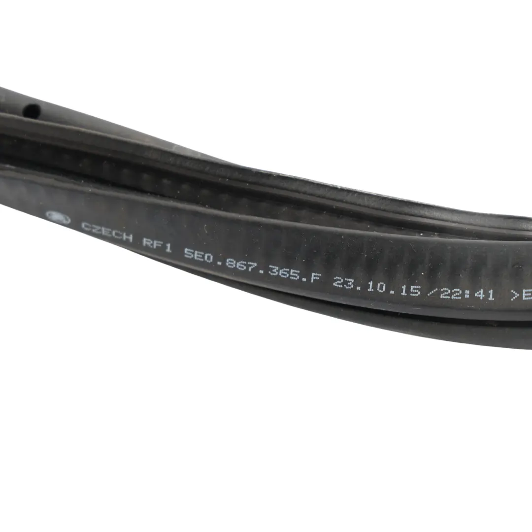Mk3 Door Inner Seal Rubber Gasket Front Left N/S to Skoda Octavia with Part number 5E0867365F Skoda Octavia Mk3 Door Inner Seal Rubber Gasket Front Left N/S - SKU 5E0867365F - Part number 5E0867365F