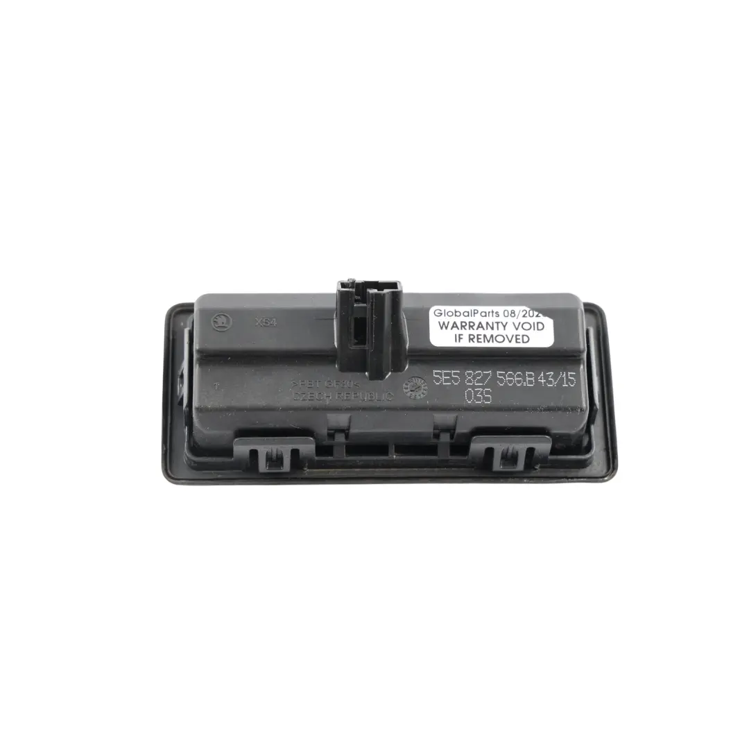 Mk3 Boot Trunk Lid Tailgate Opening Switch Button to Skoda Octavia with Part number 5E5827566B Skoda Octavia Mk3 Boot Trunk Lid Tailgate Opening Switch Button - SKU 5E5827566B - Part number 5E5827566B