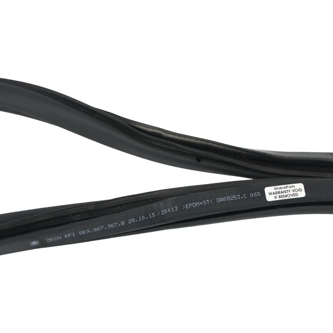 Skoda Octavia Mk3 Estate Door Inner Seat Gasket Rubber Rear Left N/S - SKU 5E9867367B - Part number 5E9867367B