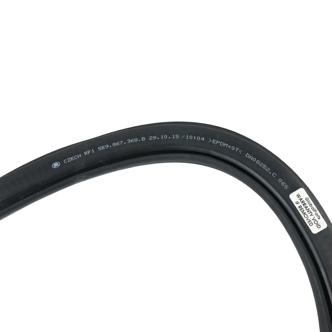 Mk3 Estate Door Inner Seat Gasket Rubber Rear Right O/S to Skoda Octavia with Part number 5E9867368B Skoda Octavia Mk3 Estate Door Inner Seat Gasket Rubber Rear Right O/S - SKU 5E9867368B - Part number 5E9867368B