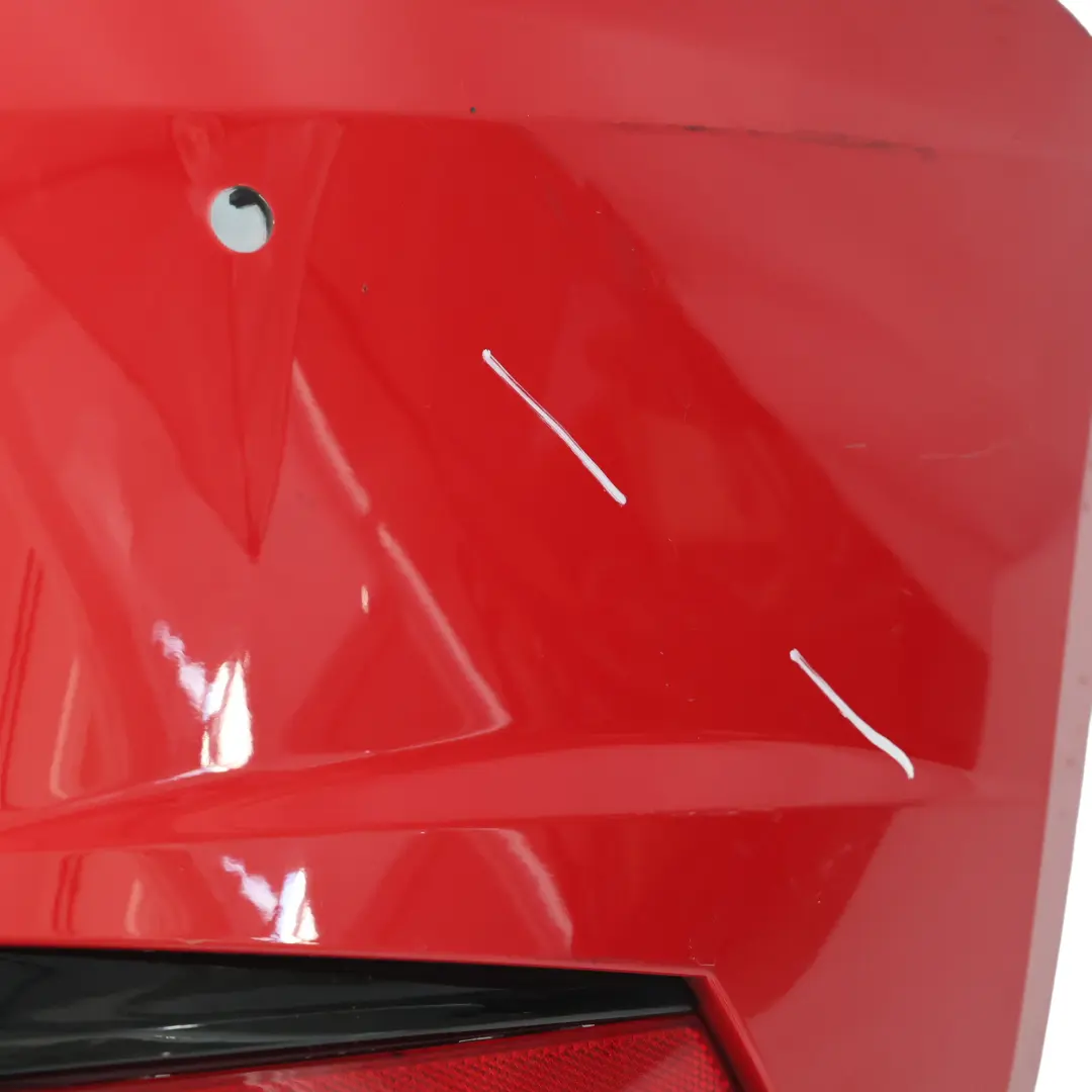 Mk3 Hatchback Tylny Zderzak Panel Cupra Emotion Czerwony S3H do Seat Leon o numerze 5F0807217GS Seat Leon Mk3 Hatchback Tylny Zderzak Panel Cupra Emotion Czerwony S3H - SKU 5F0807421E-EMR1 - Numer Części 5F0807217GS