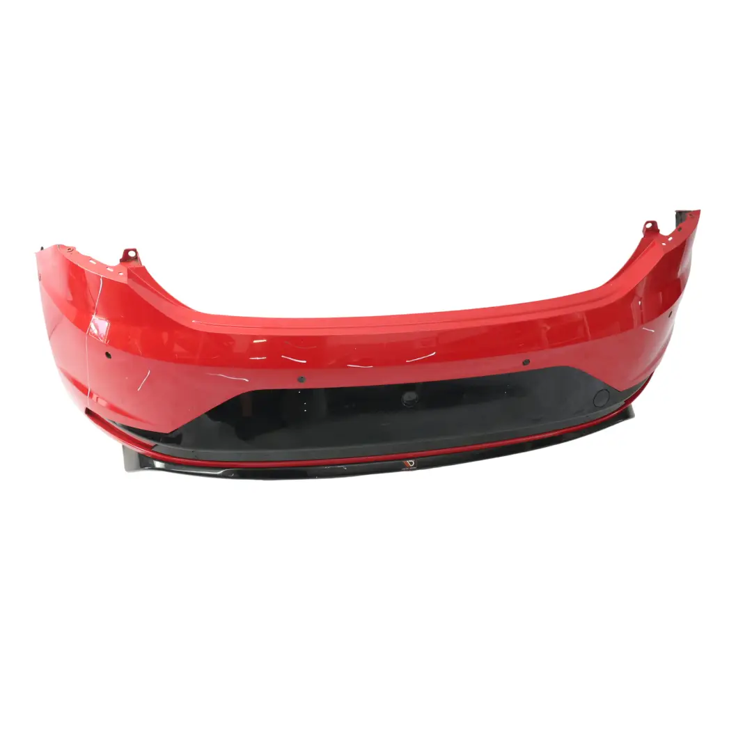 Mk3 Hatchback Tylny Zderzak Panel Cupra Emotion Czerwony S3H do Seat Leon o numerze 5F0807217GS Seat Leon Mk3 Hatchback Tylny Zderzak Panel Cupra Emotion Czerwony S3H - SKU 5F0807421E-EMR1 - Numer Części 5F0807217GS