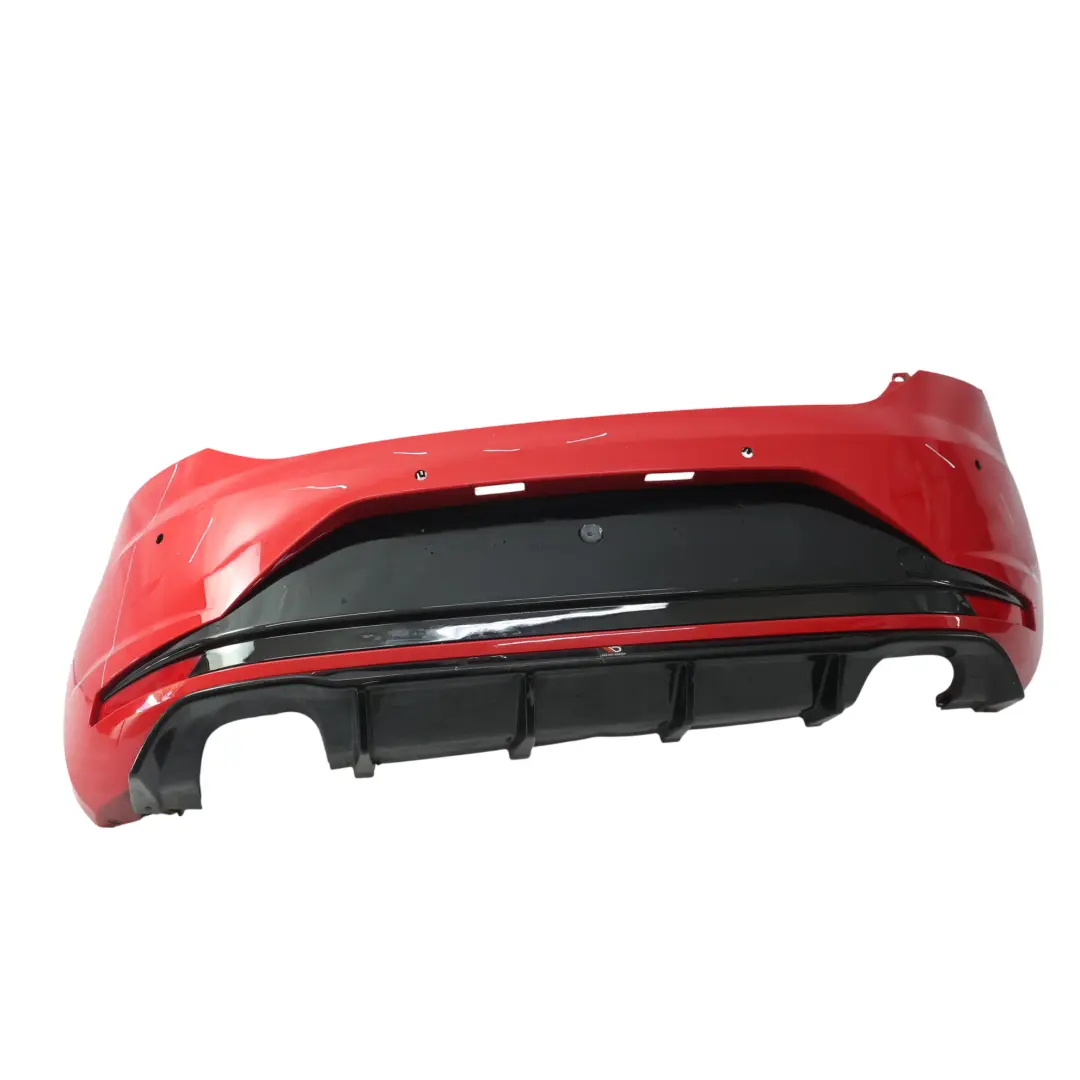 Seat Leon Mk3 Hatchback Rear Bumper Panel Cupra Cover Trim Emotion Red - S3H - SKU 5F0807421E-EMR1 - Part number 5F0807217GS
