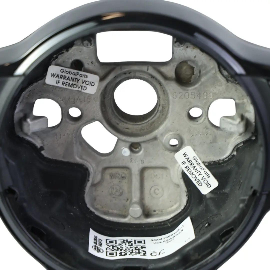 Volkswagen Golf Mk7 R Steering Wheel NEW Black Leather Flat Bottom - SKU 5G0419091CN-1 - Part number 5G0419091CN