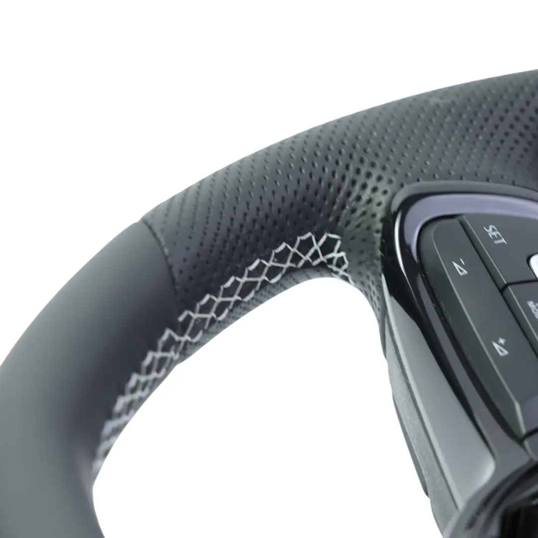 Volkswagen Golf Mk7 R Steering Wheel NEW Black Leather Flat Bottom - SKU 5G0419091CN-1 - Part number 5G0419091CN