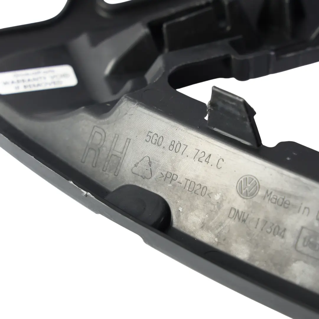 Volkswagen Golf MK7 Supporto Staffa Paraurti Anteriore Destro - SKU 5G0807724C - Numero di parte 5G0807724C