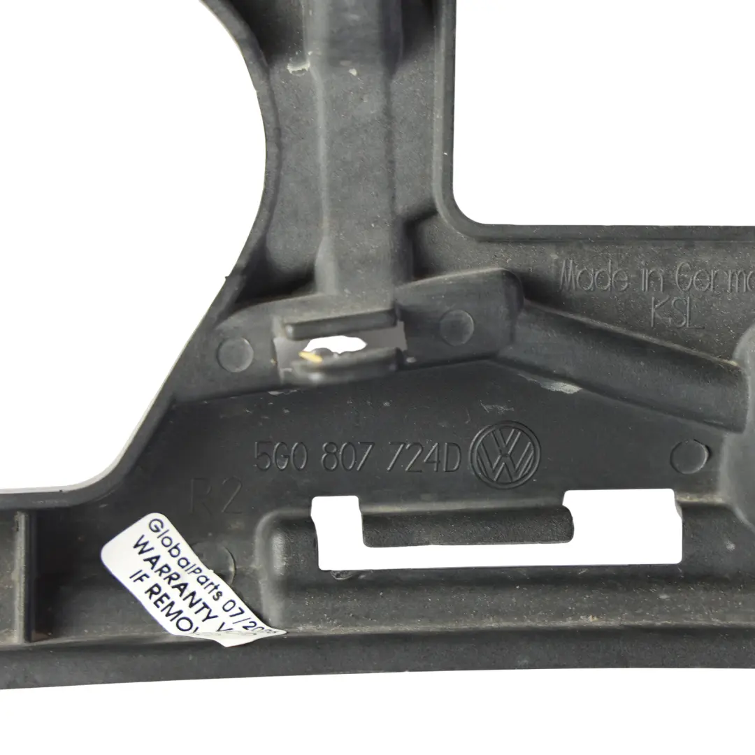 Volkswagen Golf Mk7 Staffa Montaggio Paraurti Anteriore Destra - SKU 5G0807724D - Numero di parte 5G0807724D