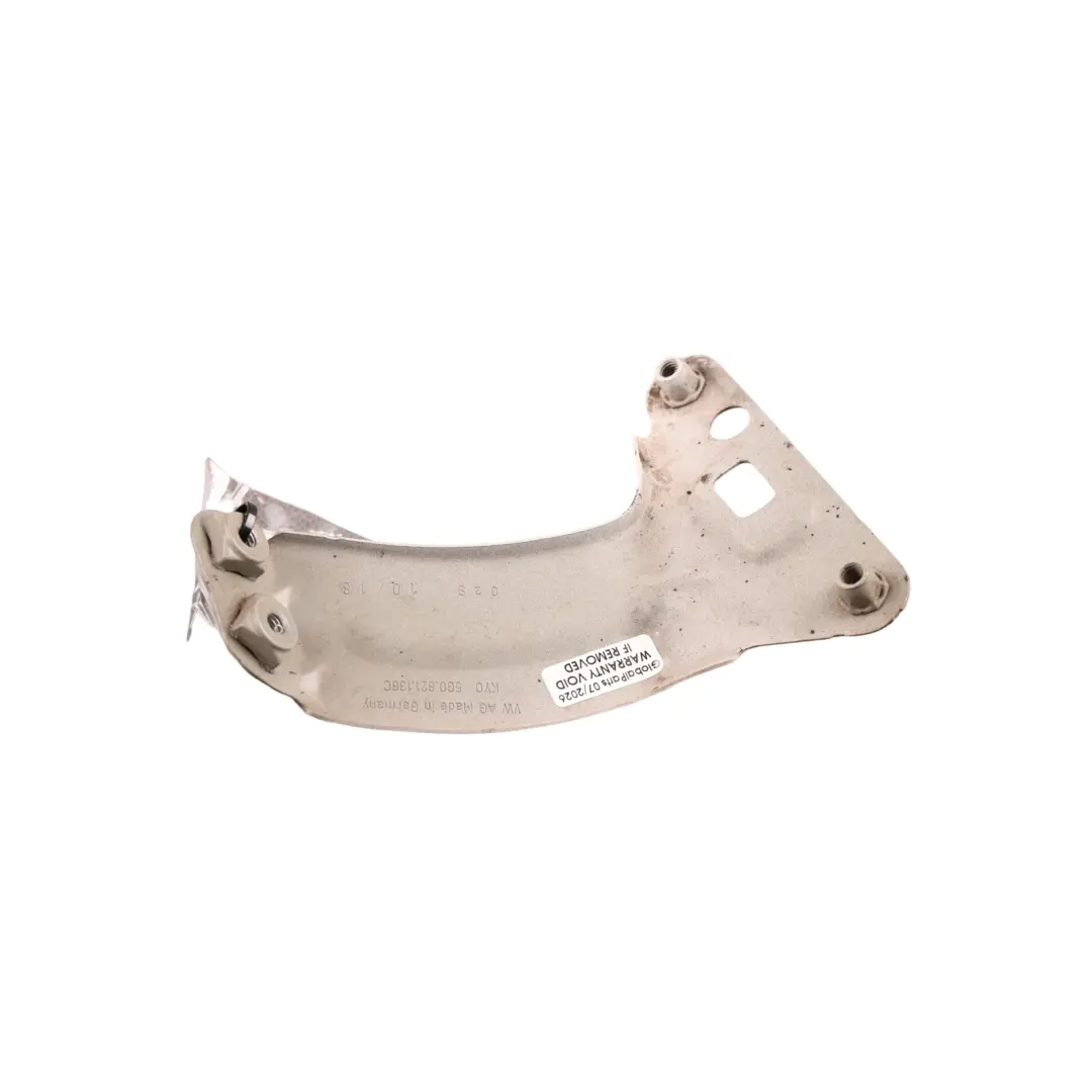 5G Front Wing Mount Bracket Right O/S Pure White C9A to Volkswagen Golf with Part number 5G0821136C Volkswagen Golf 5G Front Wing Mount Bracket Right O/S Pure White C9A - SKU 5G0821136C-PWH - Part number 5G0821136C
