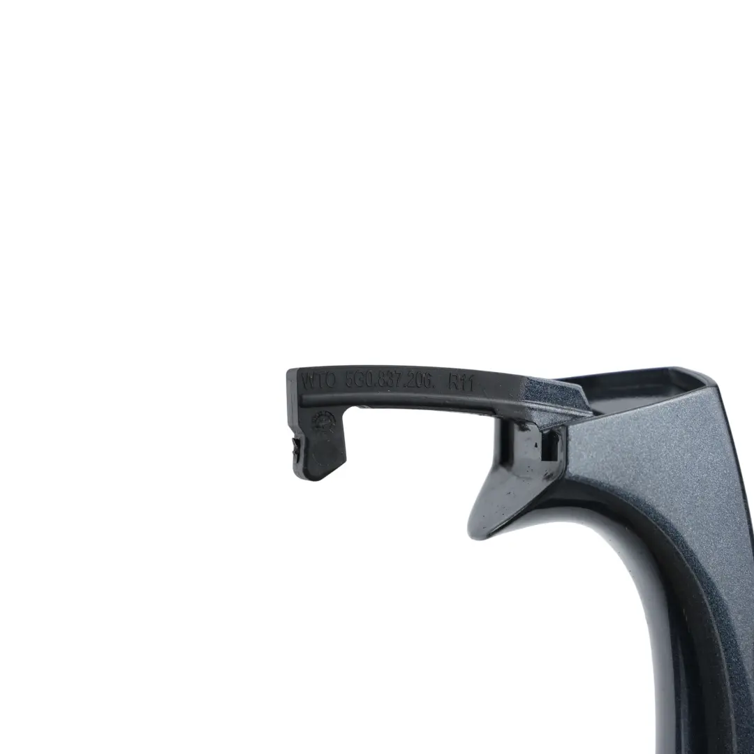 Volkswagen Golf Mk7 Rear Door Grab Handle Right O/S Dark Iron Blue - D5G - SKU 5G0837206-DIR - Part number 5G0837206