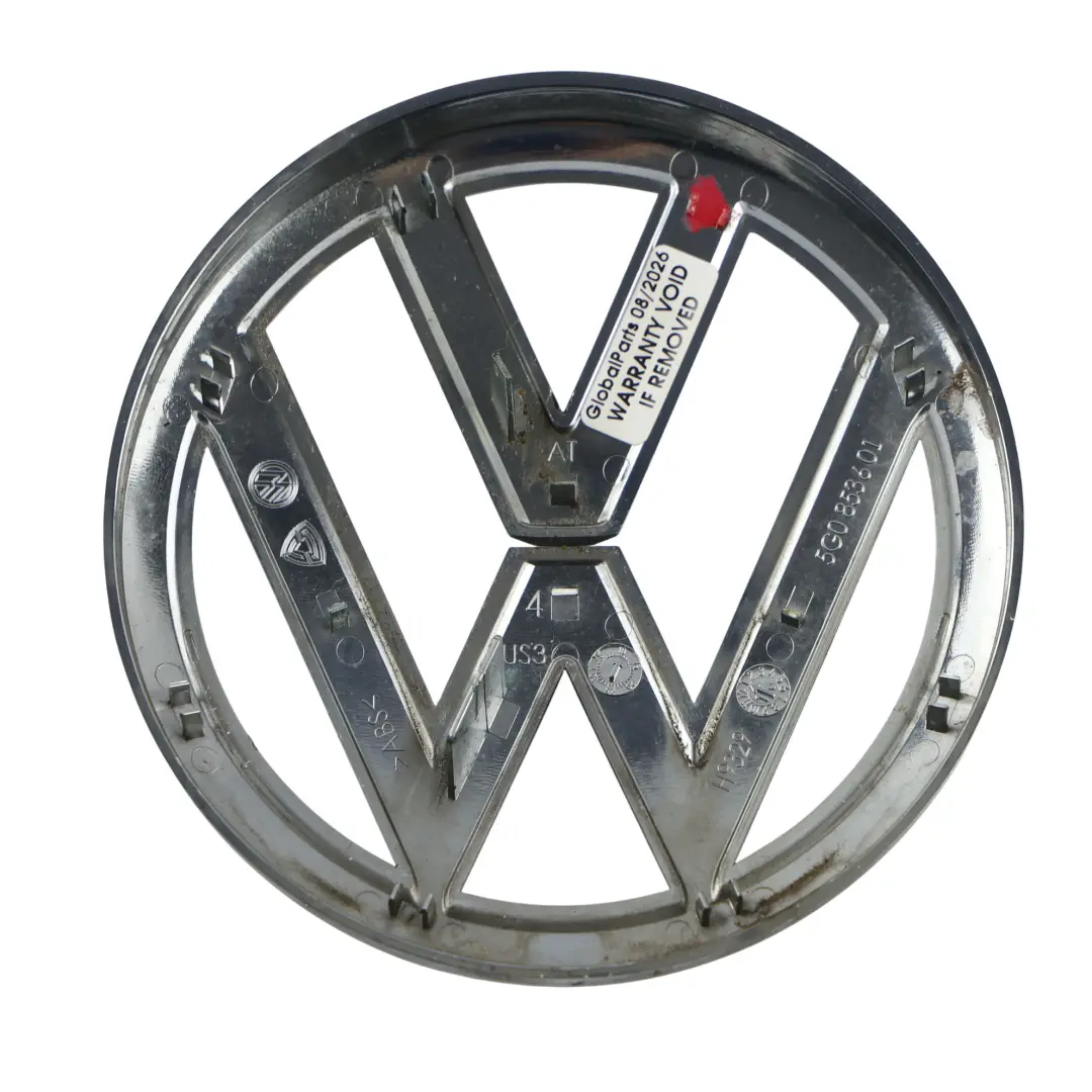 Volkswagen Golf Mk7 Emblemat Logo Grill Chrom - SKU 5G0853601 - Numer Części 5G0853601
