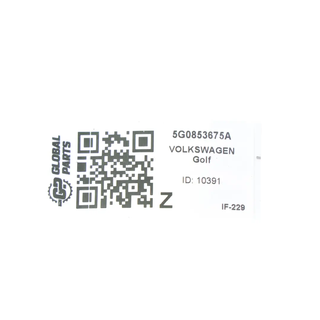 Kofferraum Heckklappe Schriftzug Badge für Volkswagen Golf Mk7 TSI mit Teilenummer 5G0853675A Volkswagen Golf Mk7 TSI Kofferraum Heckklappe Schriftzug Badge - SKU 5G0853675A - Teilenummer 5G0853675A
