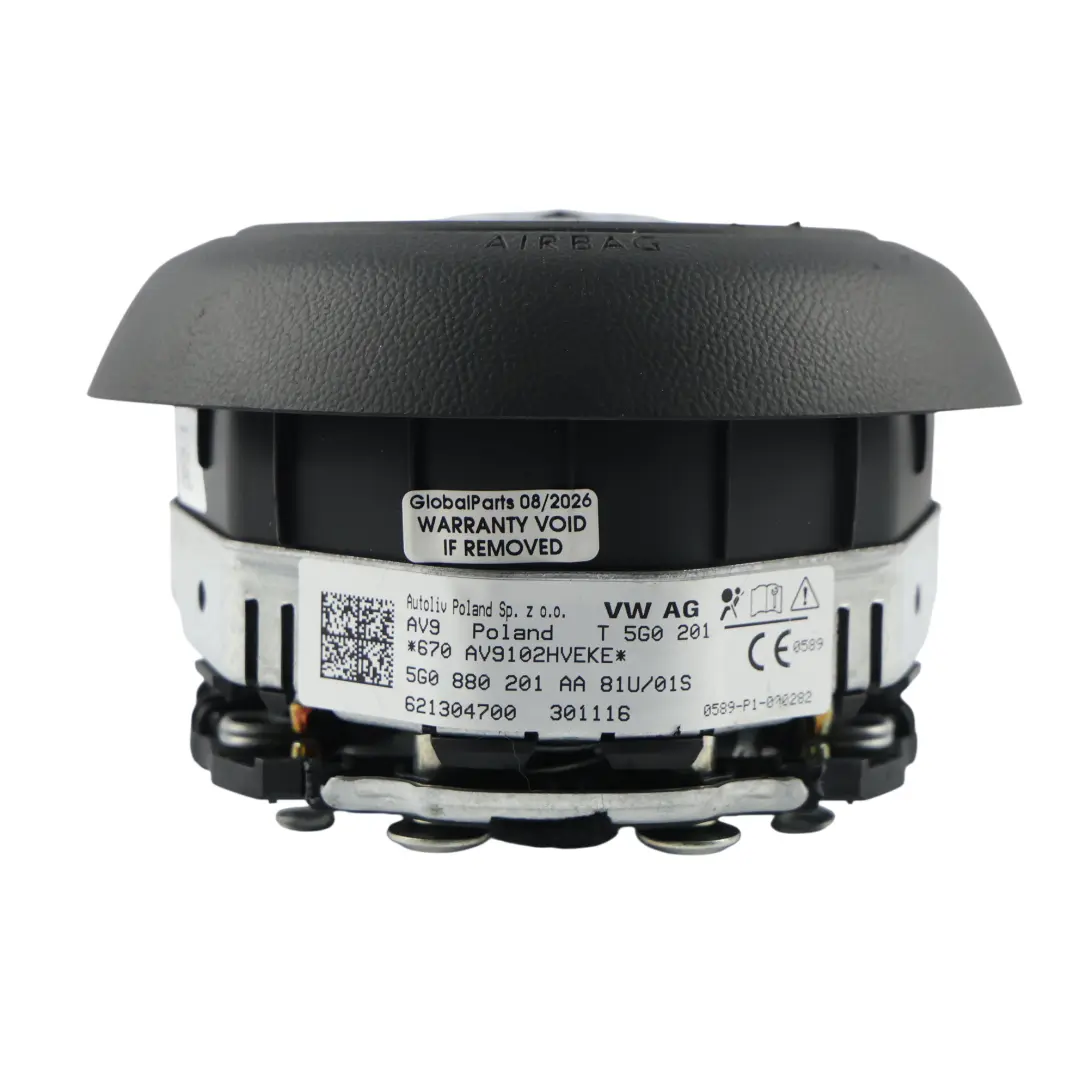 Volkswagen Golf Mk7 Steering Wheel Air Module Unit - SKU 5G0880201AA - Part number 5G0880201AA