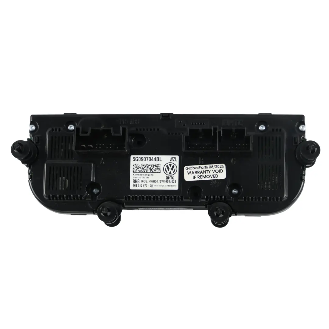 Volkswagen Golf Mk7 Climate Air Conditioning Control Panel Switch - SKU 5G0907044BL - Part number 5G0907044BL