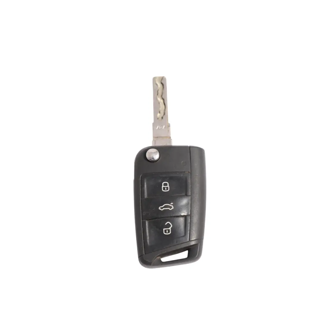 Volkswagen Golf Mk7 3 Button Remote Flip Key Fob - SKU 5G0959752DD - Part number 5G0959752DD