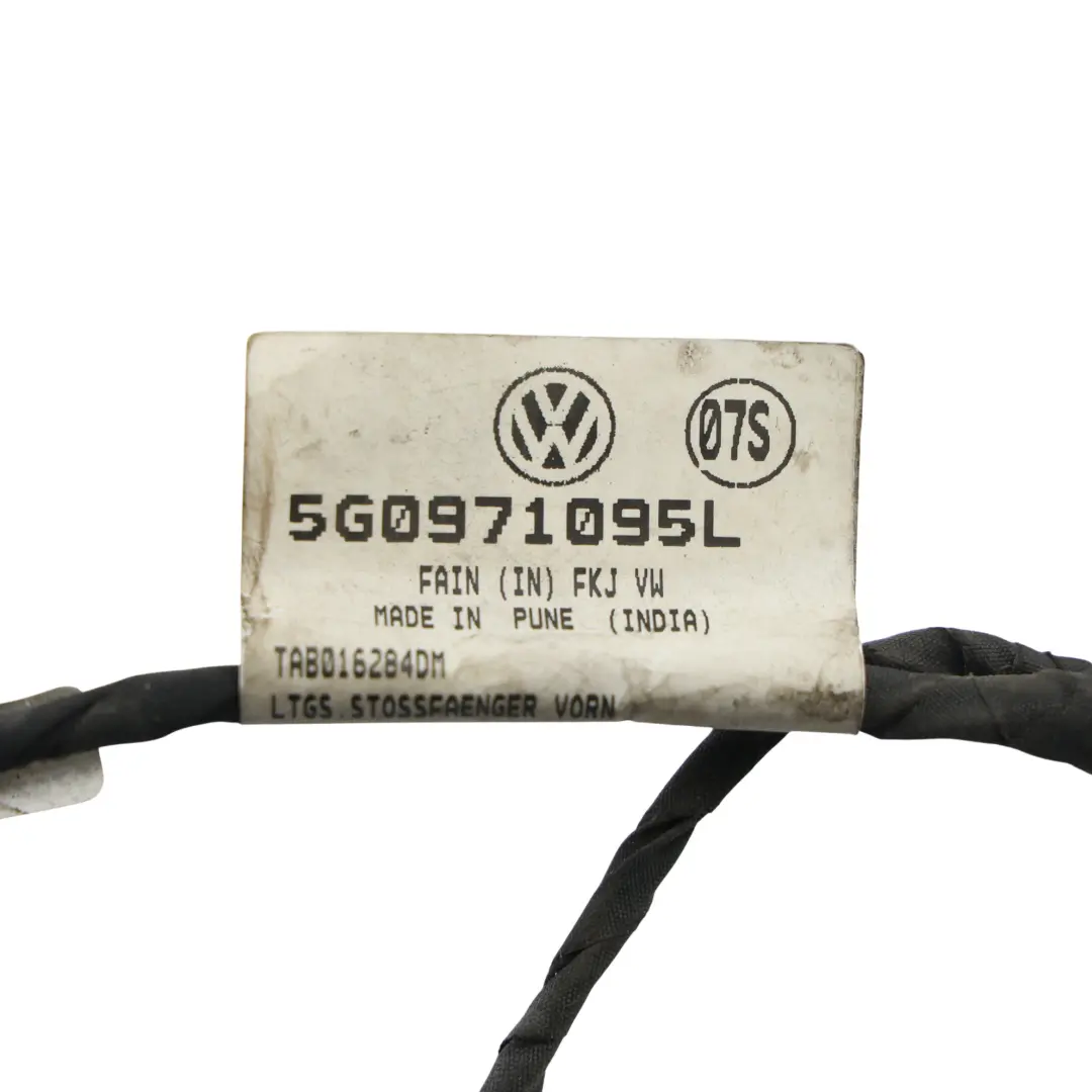 Front Bumper PDC Parking Sensors Wiring Loom to Volkswagen Golf Mk7 with Part number 5G0971095L Volkswagen Golf Mk7 Front Bumper PDC Parking Sensors Wiring Loom - SKU 5G0971095L - Part number 5G0971095L