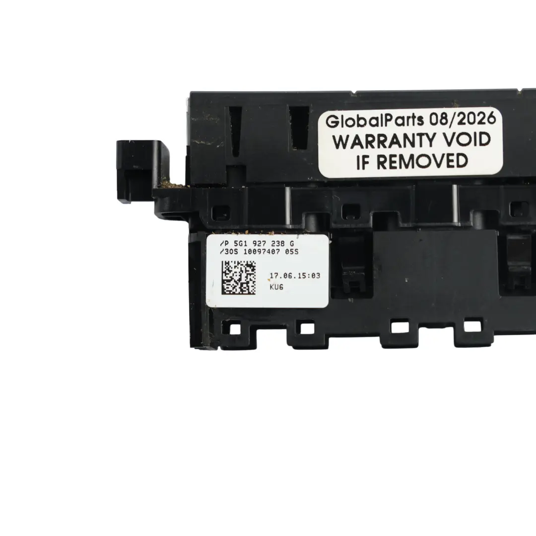 Volkswagen Golf Mk7 5G Centre Console Dummy Blank Switch Button - SKU 5G1927238G - Part number 5G1927238G