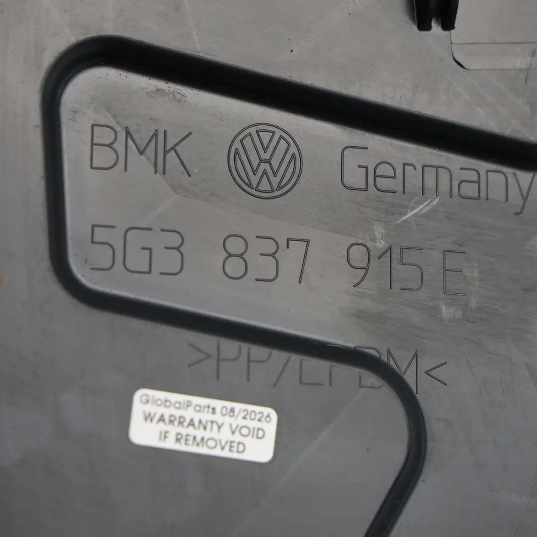 VW Golf 5G GTI Mk7 Front Door Cover Trim Plate Mount Carrier Left N/S - SKU 5G3837915E - Part number 5G3837915E